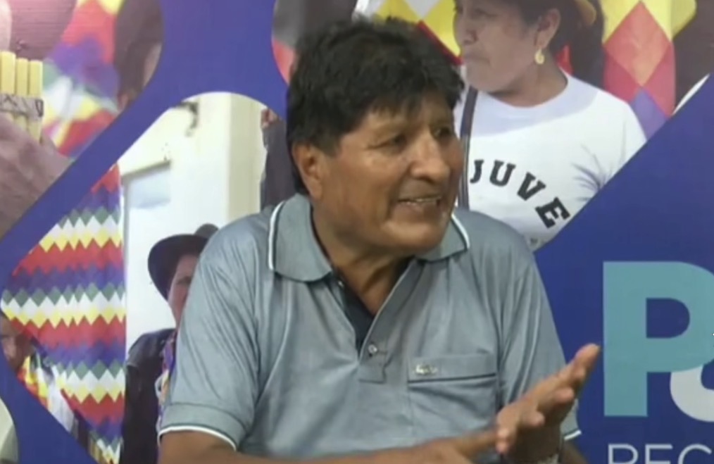 Evo Morales acusó a Milei de respaldar la represión en Bolivia