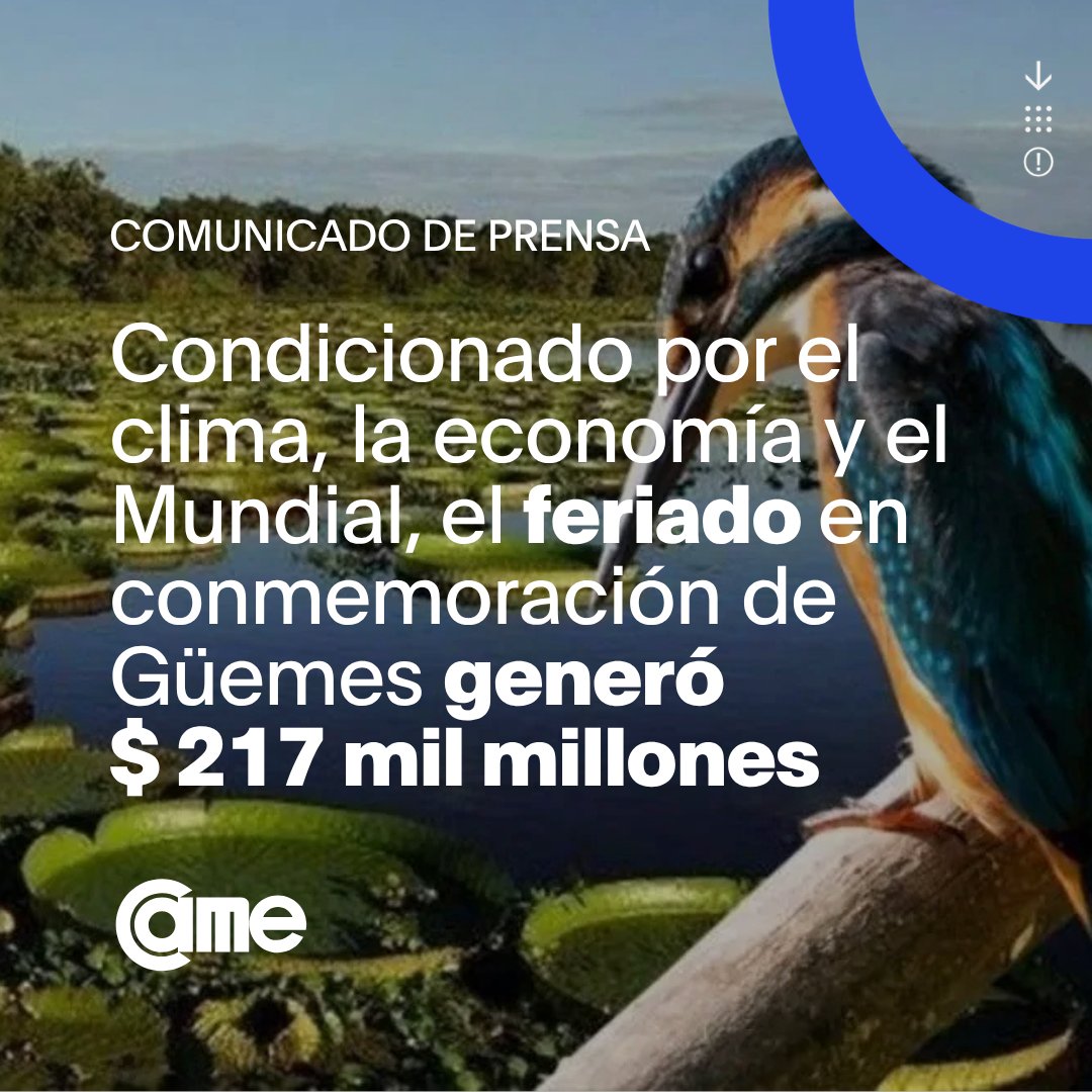 El feriado registró casi un millón de turistas pero fue el más flojo del año