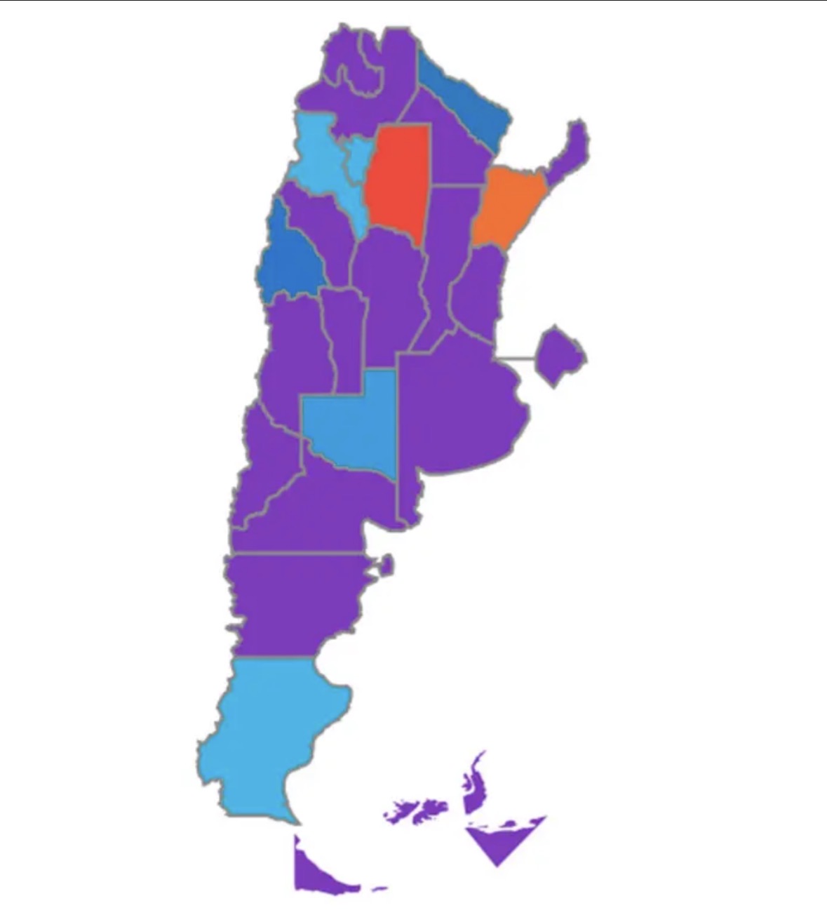 La Libertad Avanza ganó en 16 provincias y se consolida como primera fuerza