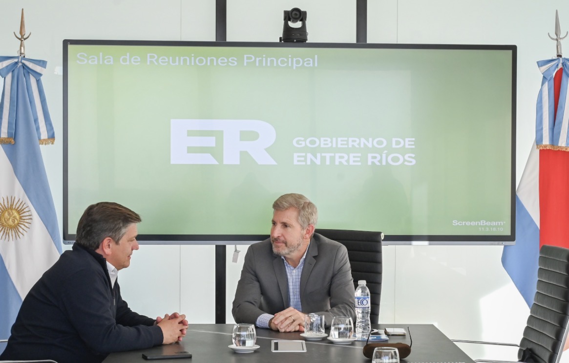 Frigerio se reunió con el Intendente de Basavilbaso