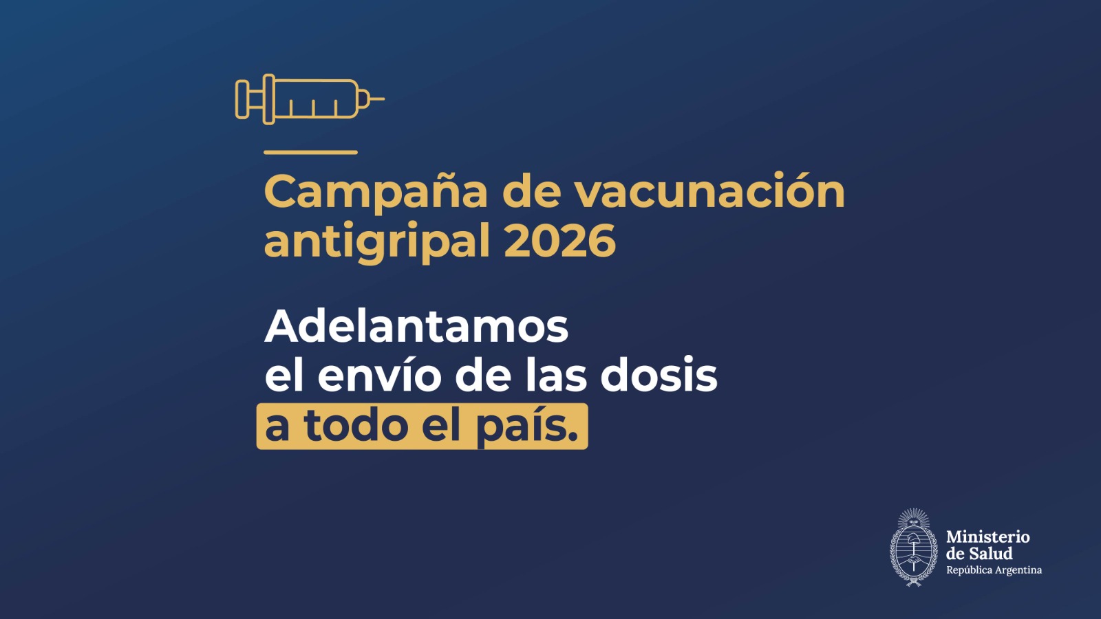 Adelantan la campaña de vacunación antigripal