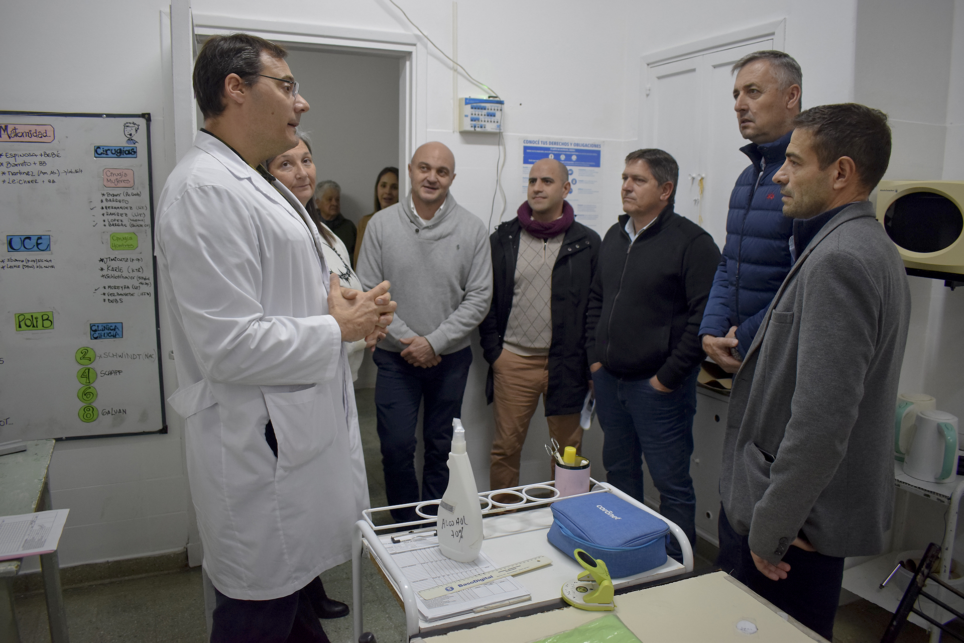 Blanzaco  visitó el Hospital de Basavilbaso para relevar avances de gestión