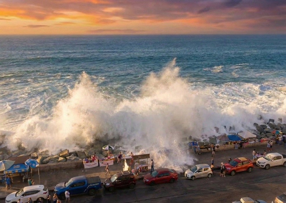 Un “mini tsunami” afectó Santa Clara del Mar