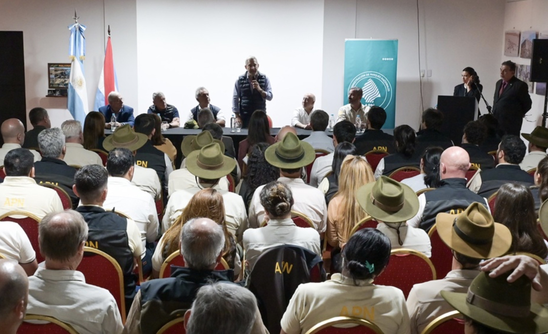 Frigerio y Scioli participaron de encuentro de Parques Nacionales en El Palmar