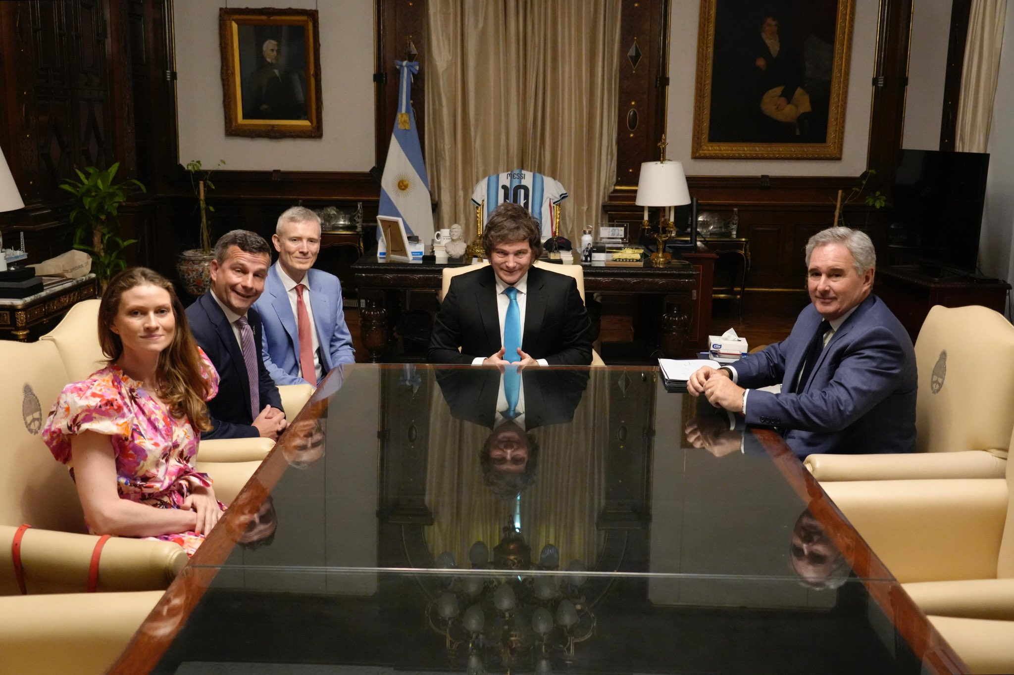 Javier Milei recibió al Viceprimer Ministro de Nueva Zelanda
