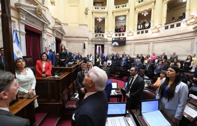 El Senado sesiona este jueves para tratar pliegos y acuerdos militares