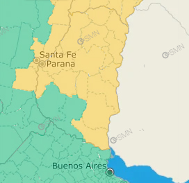 Alerta amarilla por tormentas para gran parte de Entre Ríos 