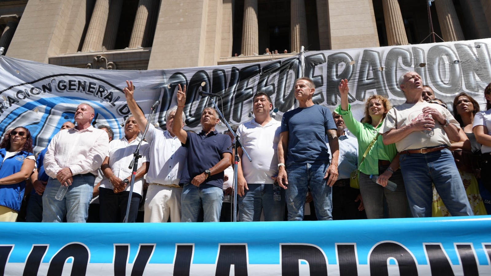 La CGT se movilizó a Tribunales