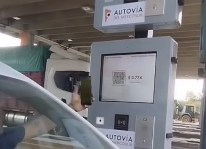 Autovía del Mercosur implementa cobro manual electrónico del peaje