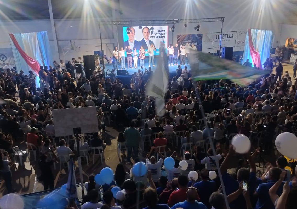 Fuerza Entre Ríos cerró su campaña provincial en Villaguay
