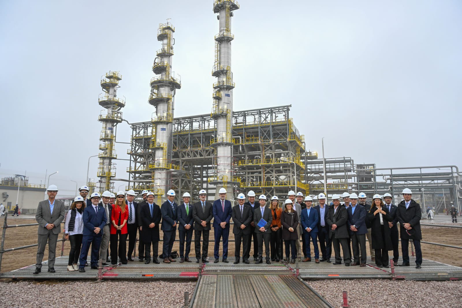 Inauguraron una planta clave para potenciar las exportaciones de gas