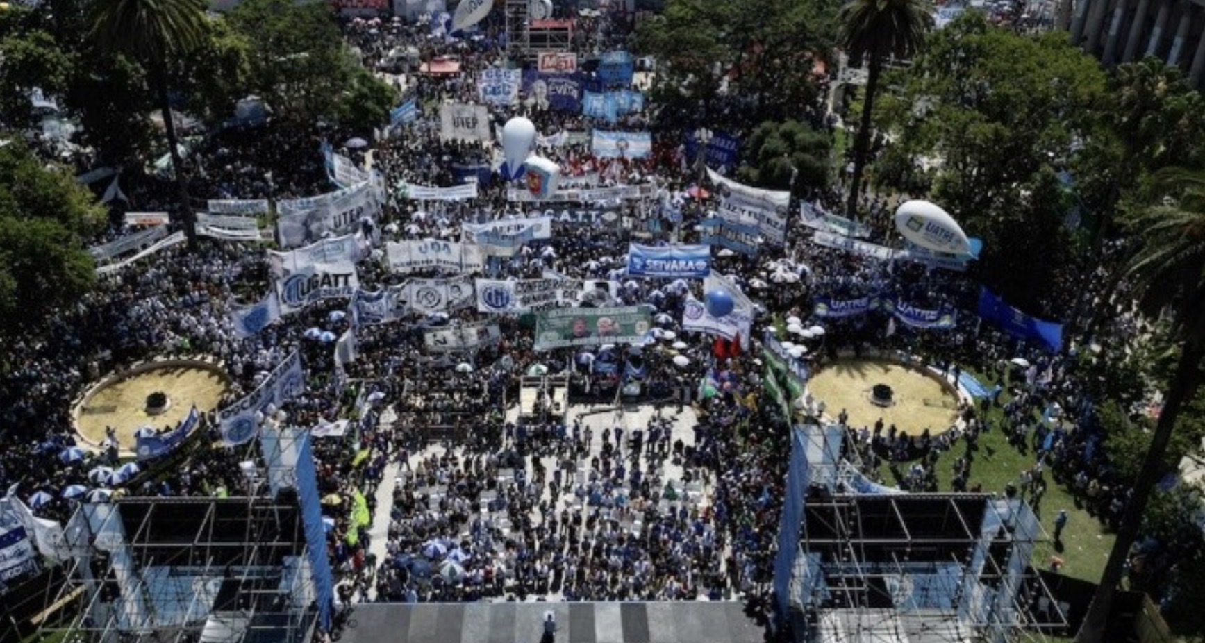 La CGT marchó contra la reforma laboral