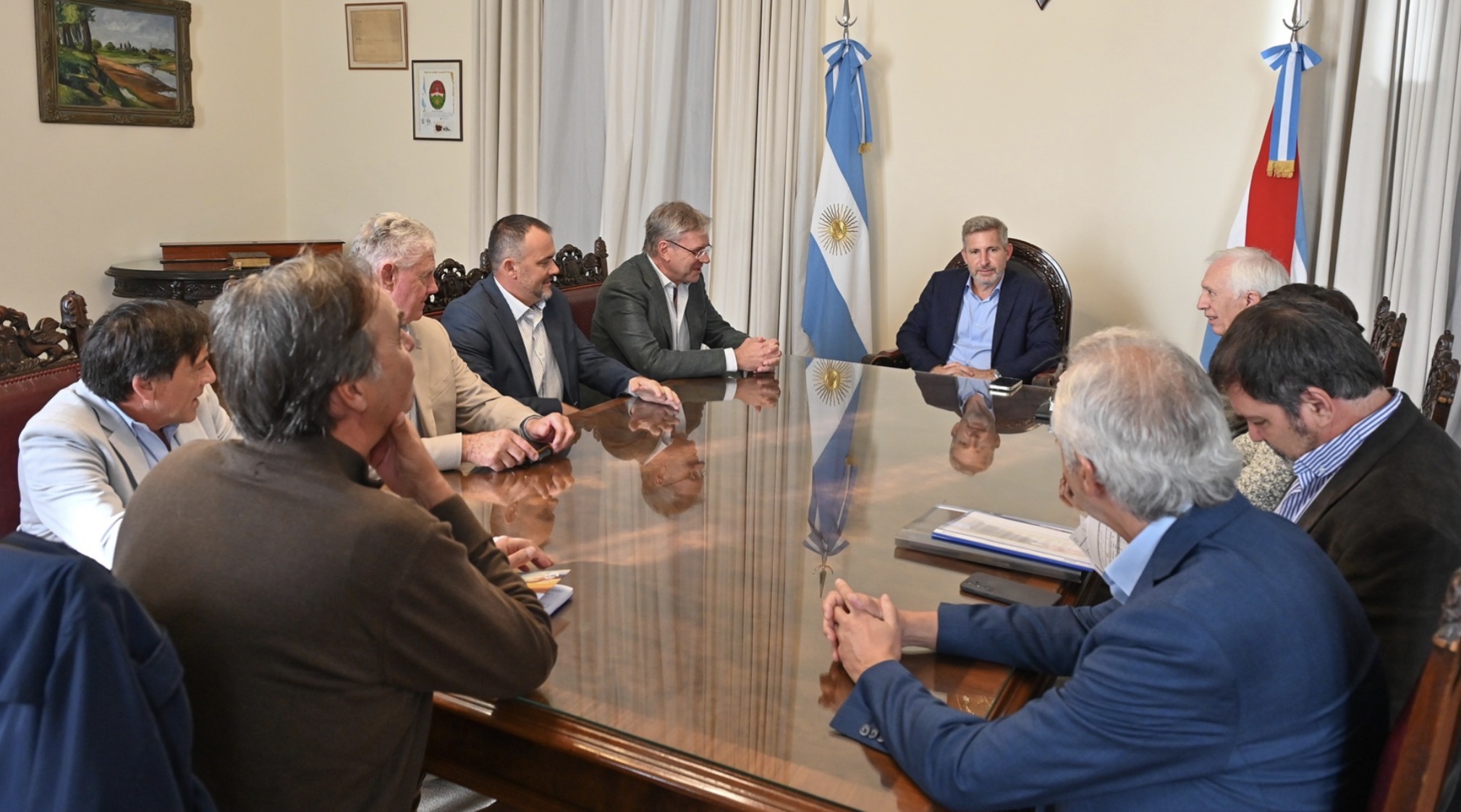El Gobernador se reunión con dirigentes de ACA