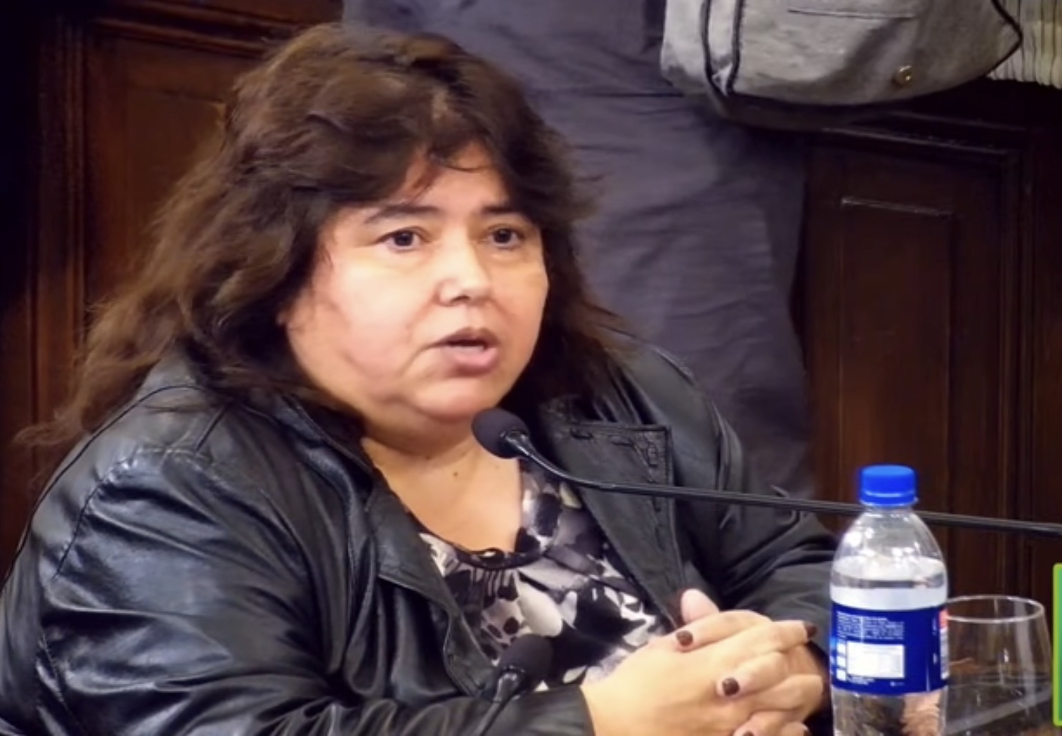 Nancy Miranda del PJ y respaldó la reforma previsional