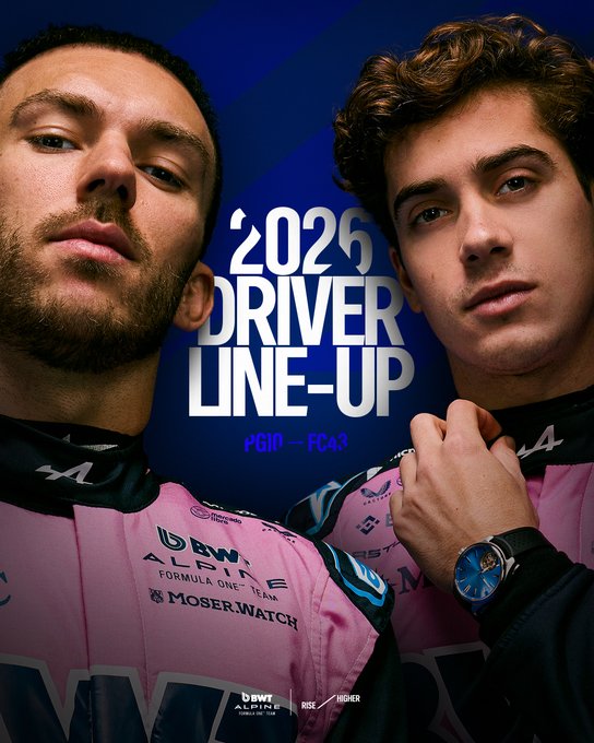 Franco Colapinto será piloto titular de Alpine en la Fórmula 1 2026
