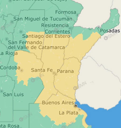 Renuevan la alerta por calor extremo en Entre Ríos