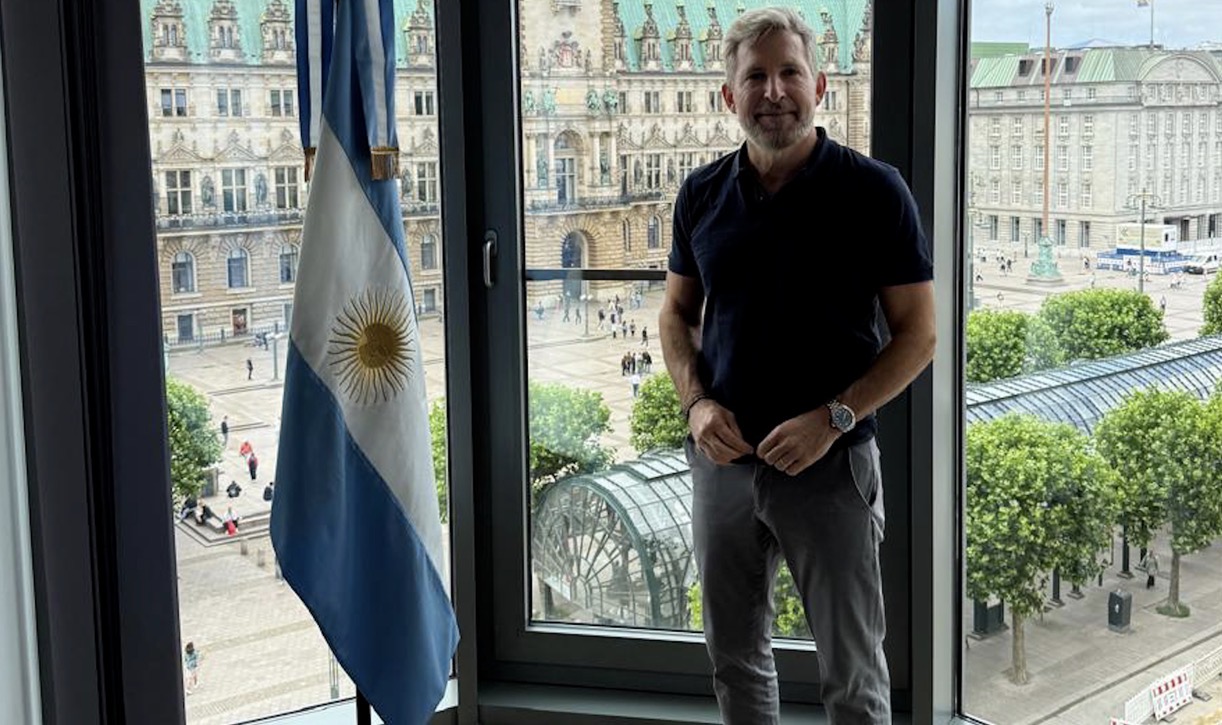 Frigerio impulsó en Hamburgo la agenda exportadora y logística de Entre Ríos