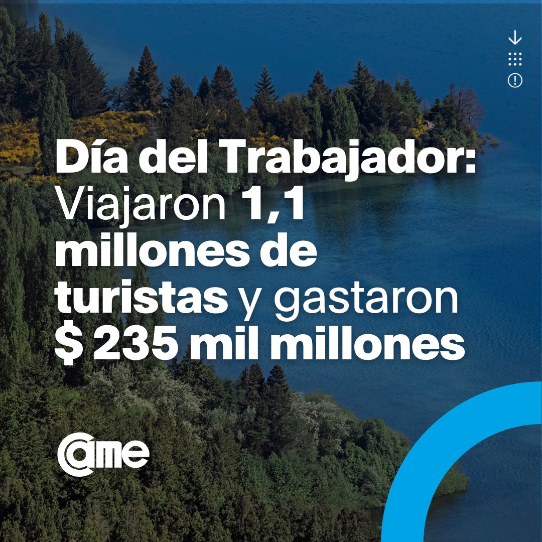 Durante el feriado los turistas gastaron $ 235 mil millones