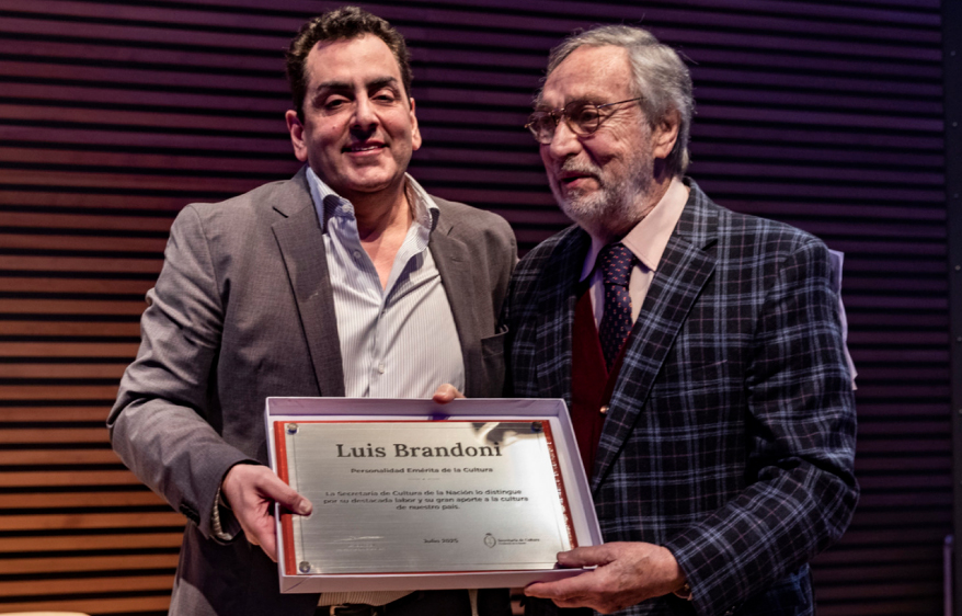 Luis Brandoni fue declarado Personalidad Emérita de la Cultura de la Nación