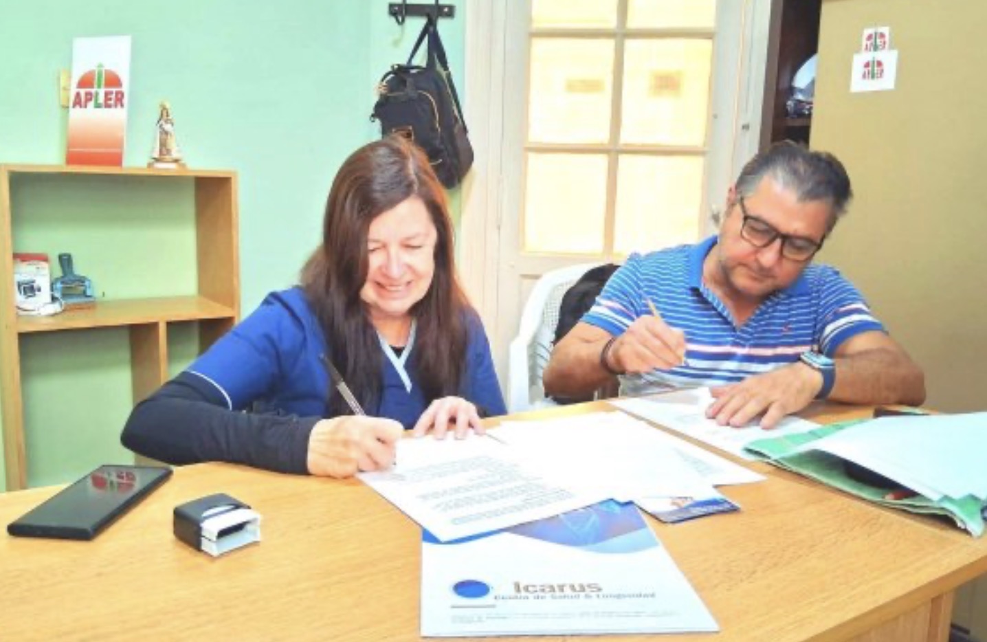 Apler firma convenio para fomentar hábitos saludables