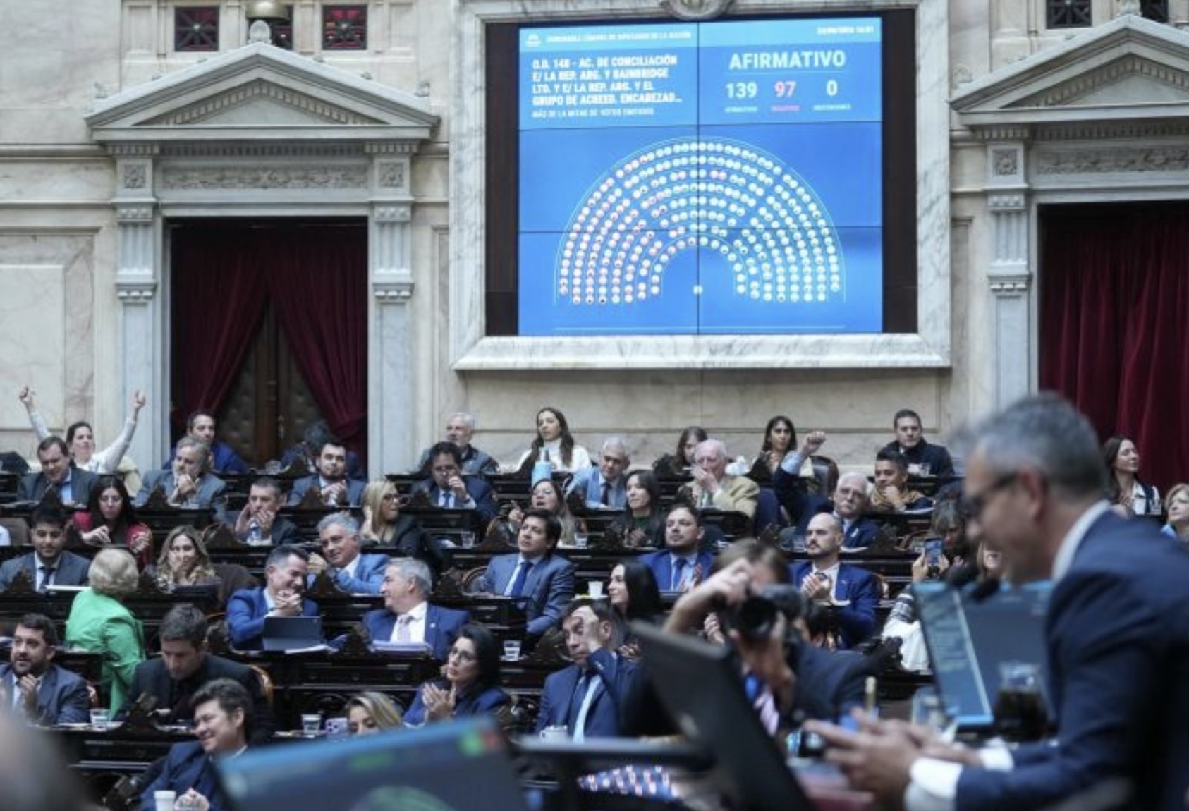 Diputados sancionó el acuerdo de renegociación de pago con holdouts