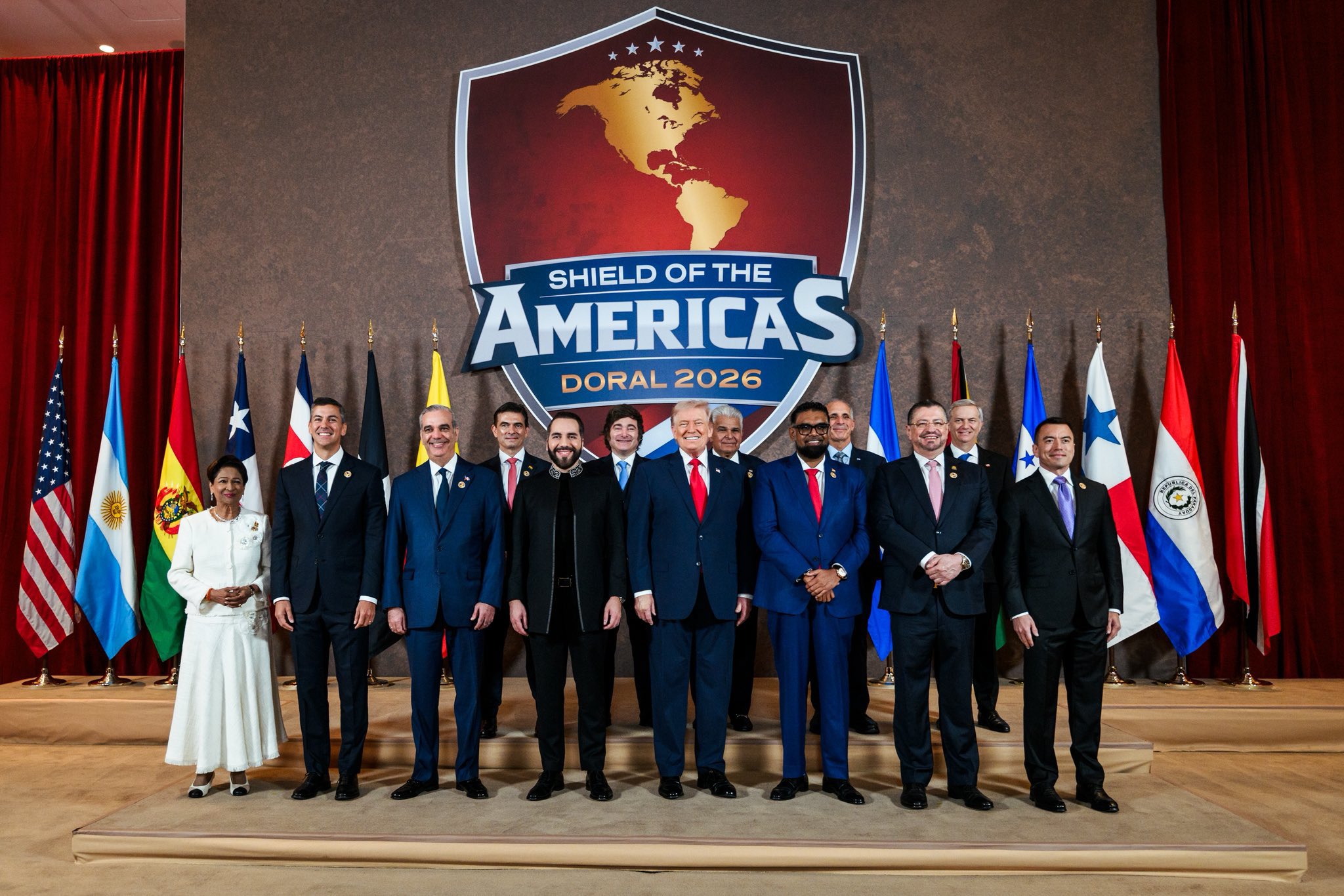 Trump anunció la creación del "Escudo de las Américas"