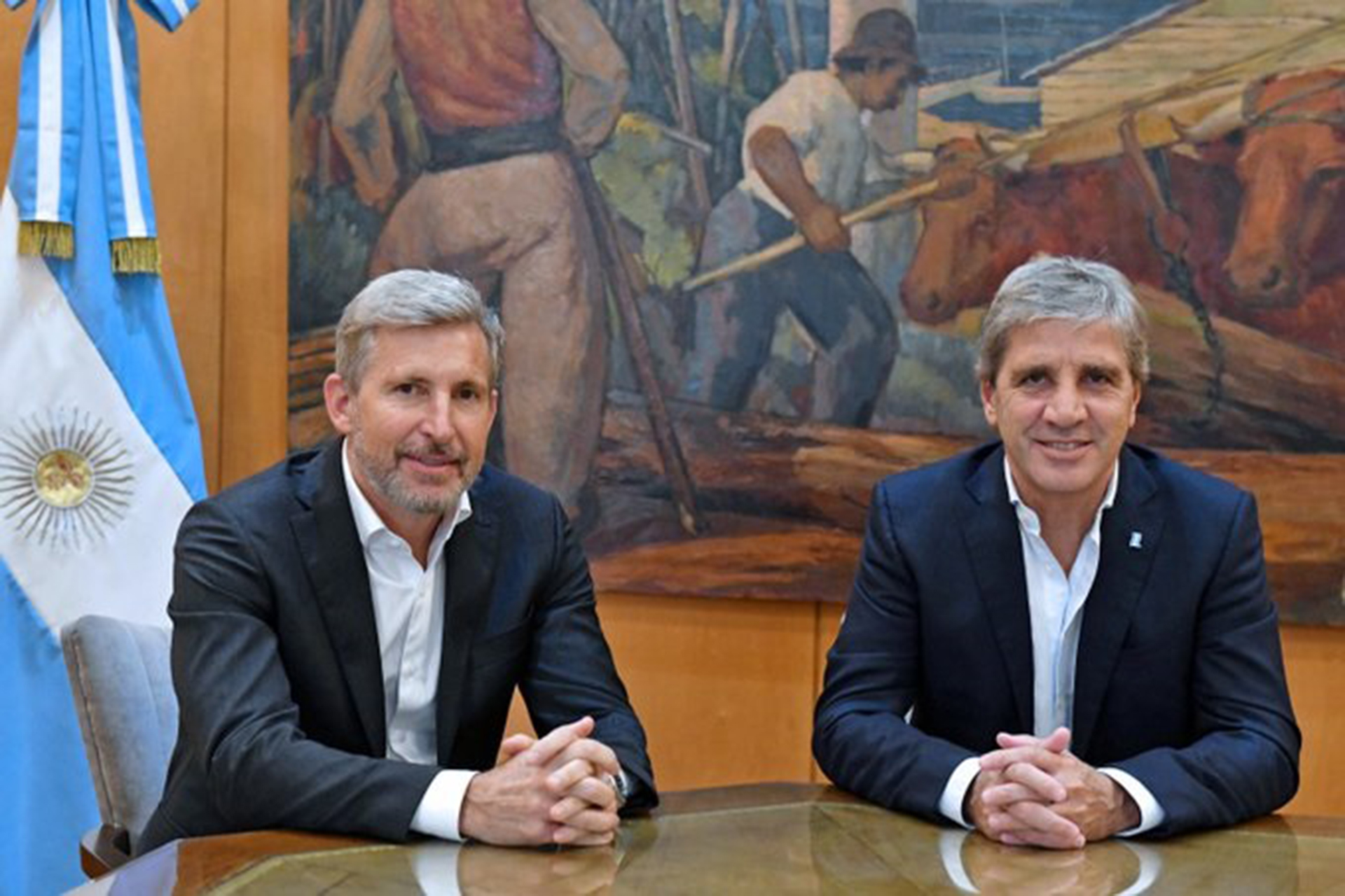 Frigerio se reunió con el ministro Caputo