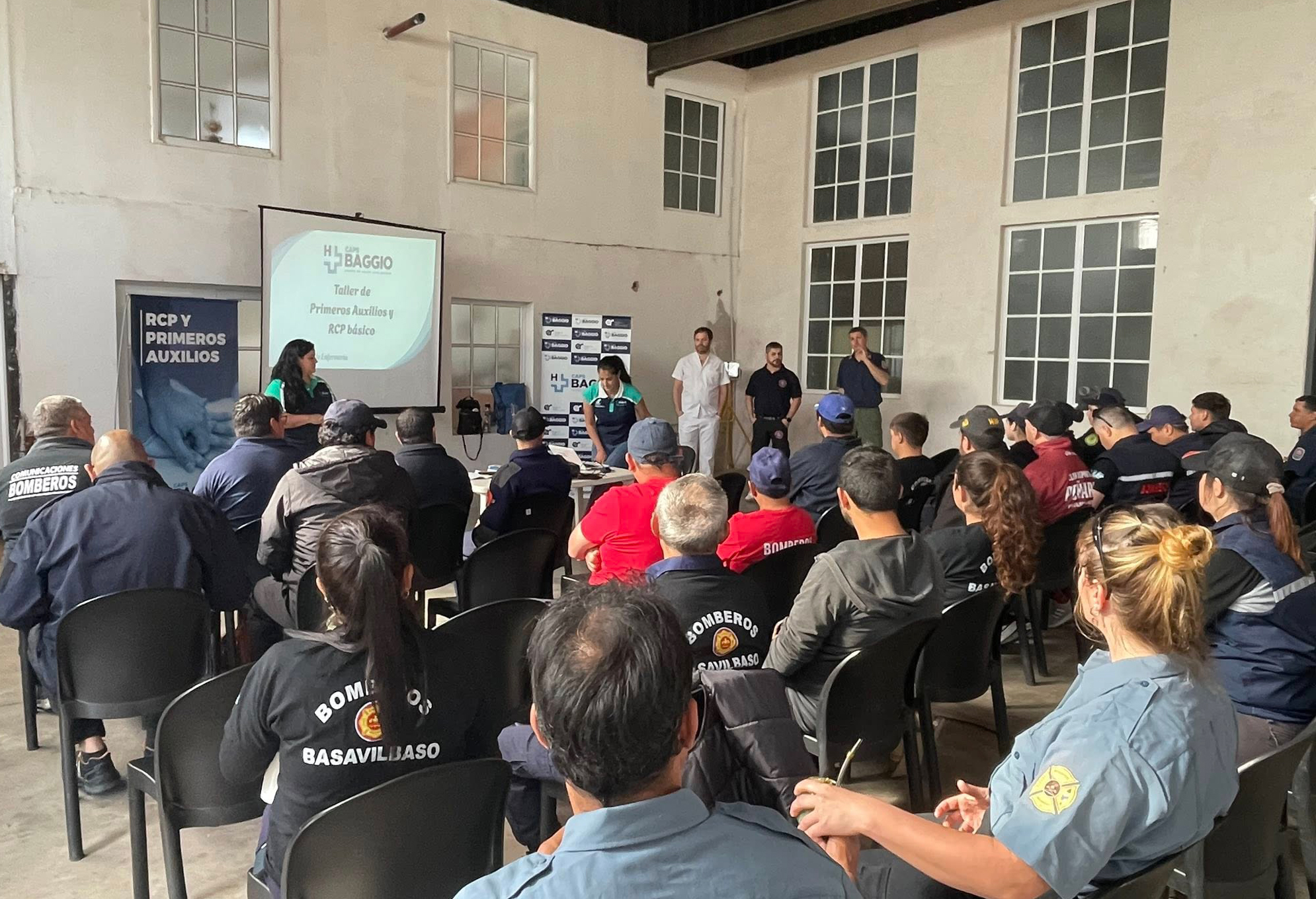 Capacitación en RCP y primeros auxilios para Bomberos