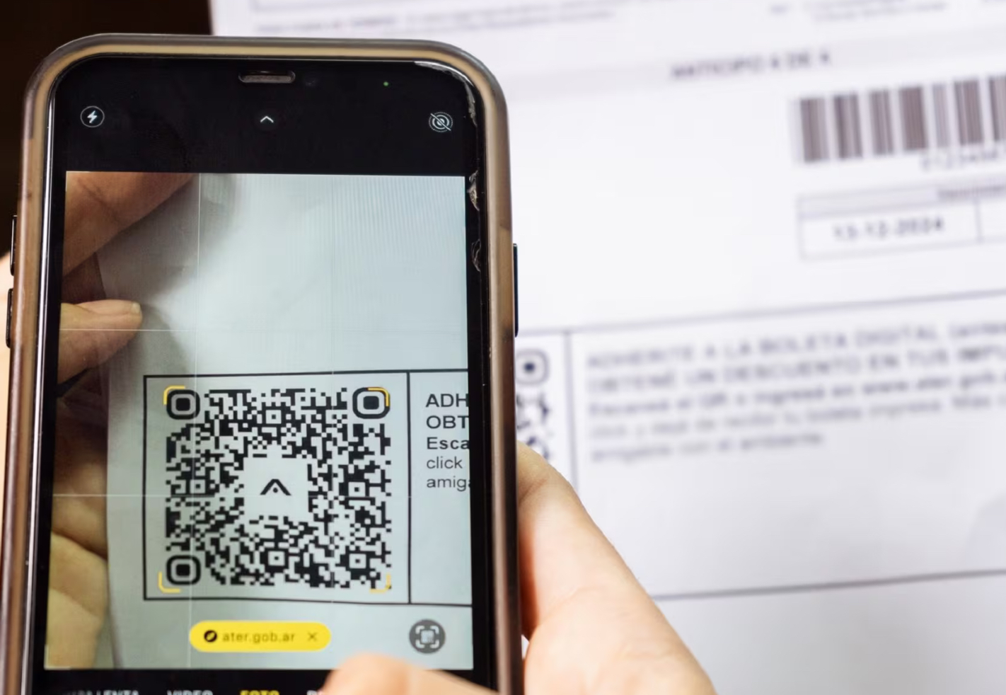 ATER elimina el papel: las boletas ahora serán solo digitales