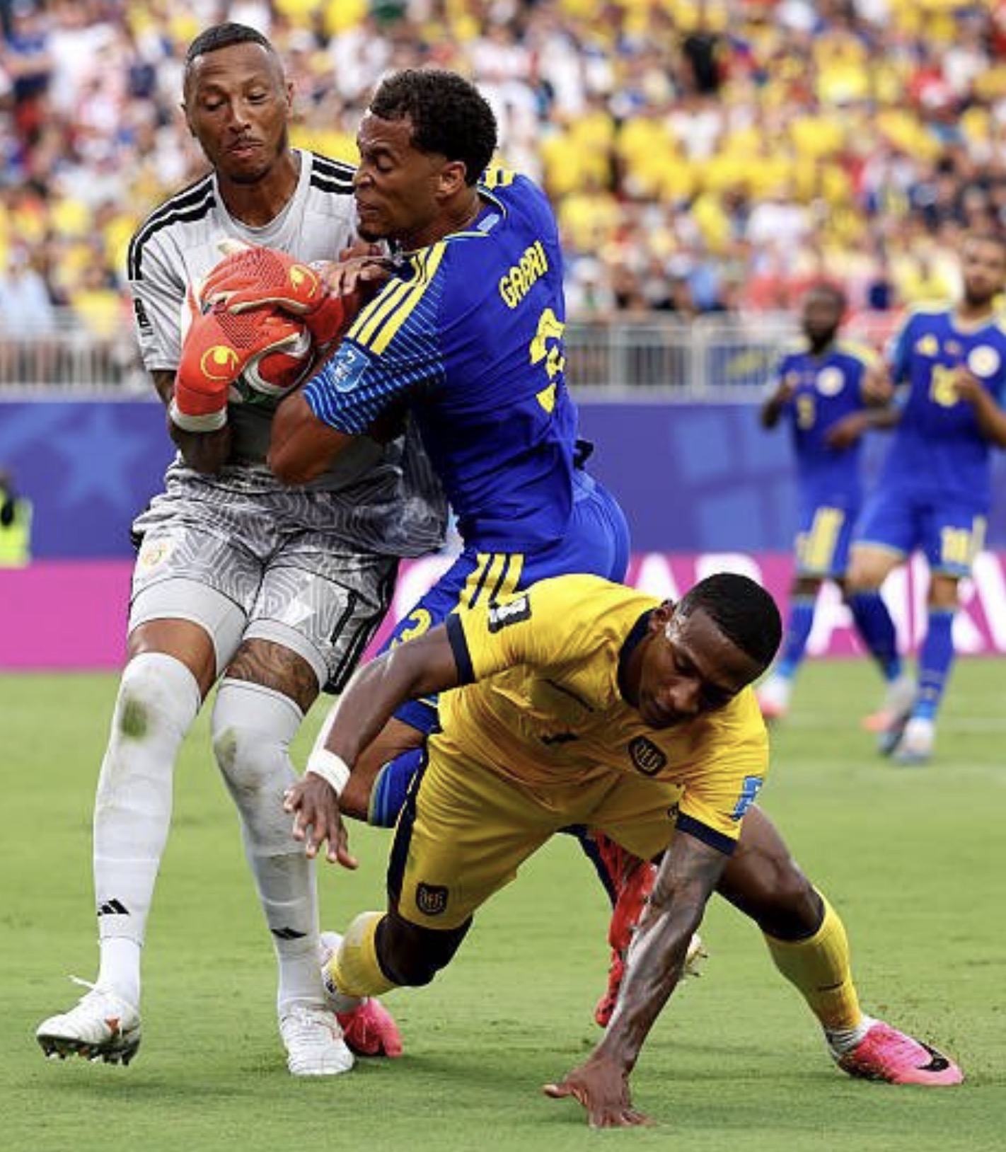 Ecuador y Curazao empataron en un vibrante partido