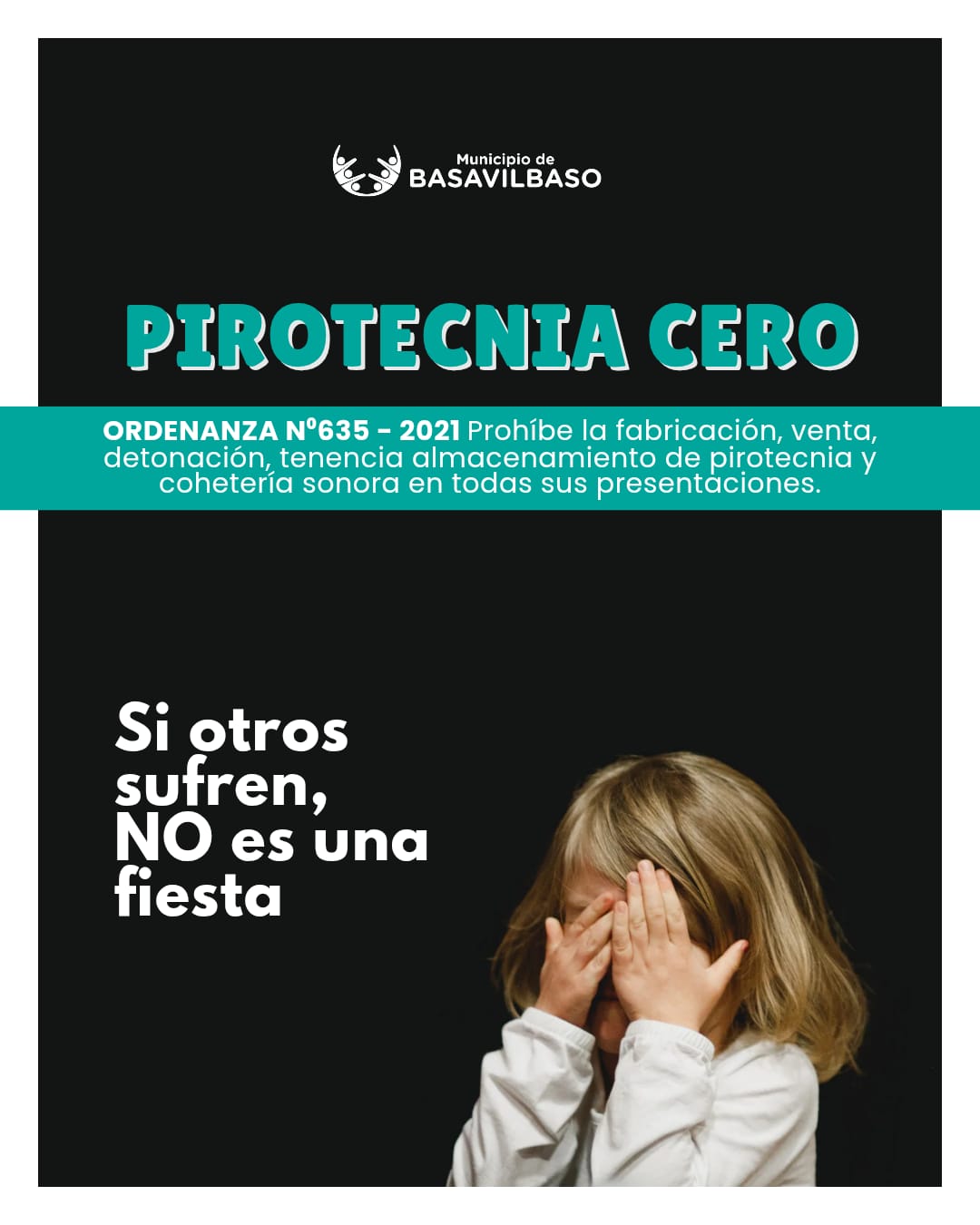 Basavilbaso reafirma la ordenanza de “Pirotecnia Cero”
