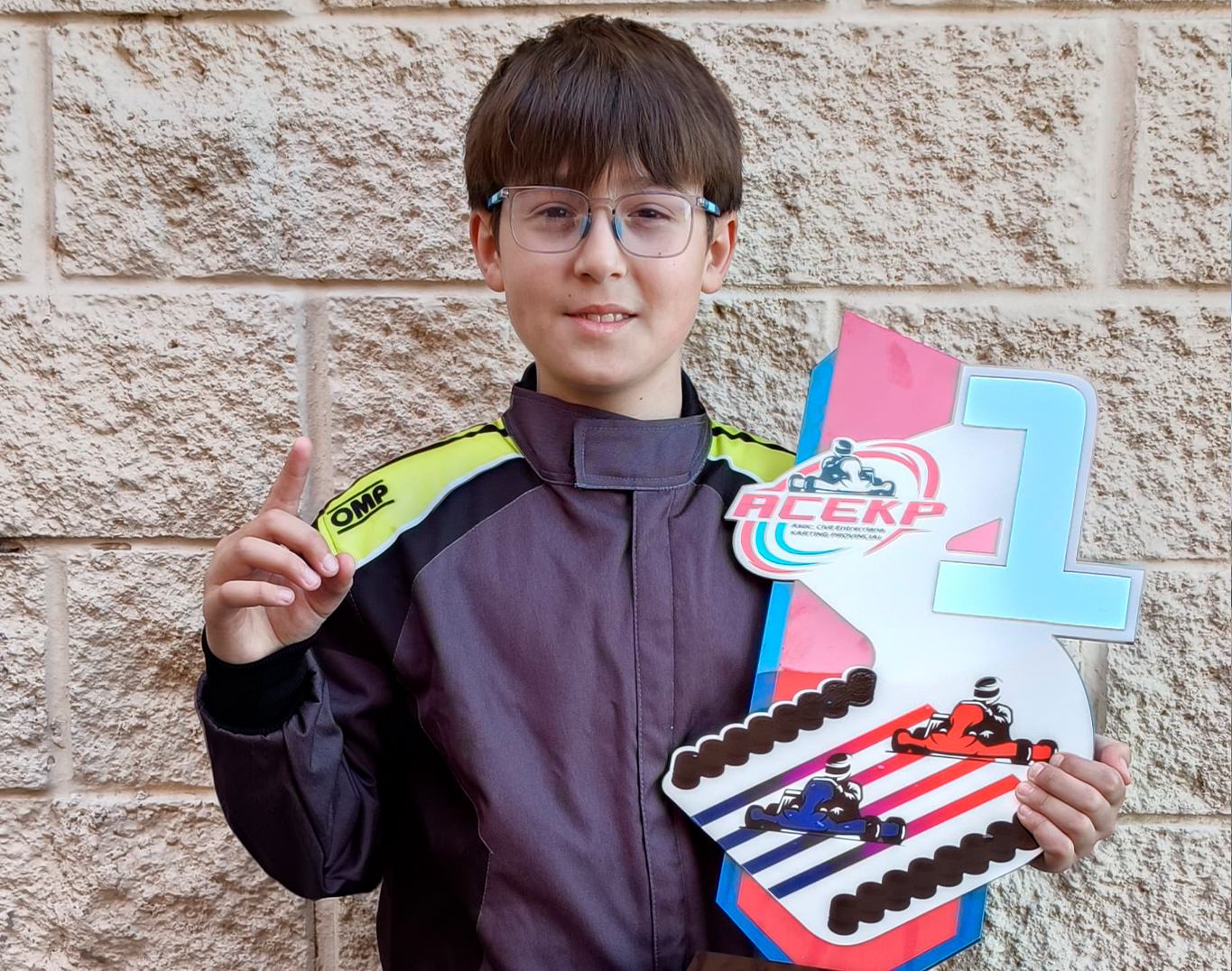 Santino Stüber brilló en la 6° fecha del Karting Entrerriano
