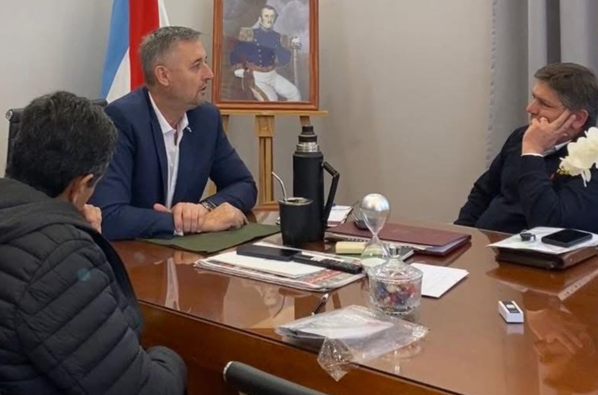 Hein recibió el Intendente Besel