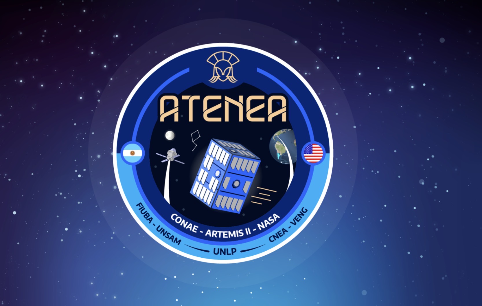 Cuenta regresiva para “Atenea”, satélite argentino que viajará rumbo a la Luna