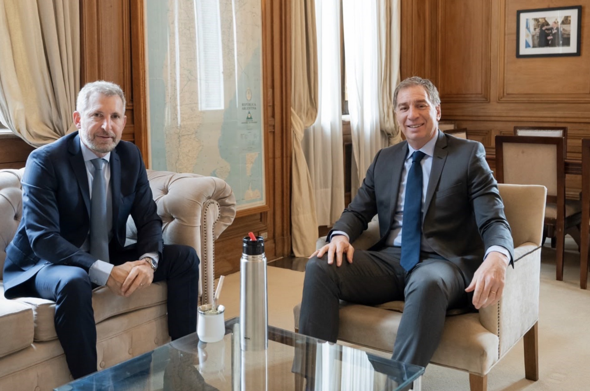 Frigerio llevó a Nación reclamos y obras para Entre Ríos
