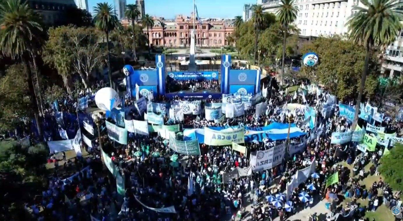 La CGT lanzó duras críticas al Gobierno, pero sin anunciar un paro
