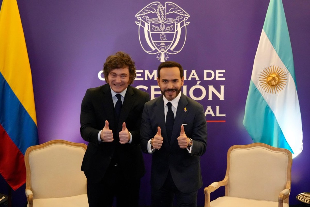 Milei se reunió en Colombia con Abelardo de la Espriella