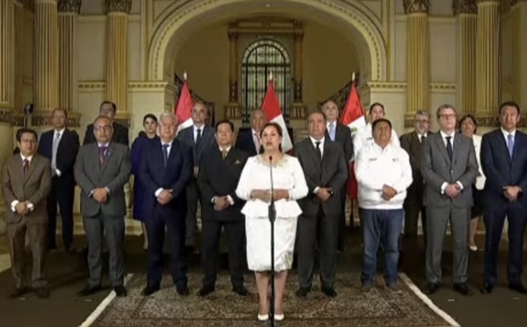 Boluarte: “Nunca pensé en mí, sino en todos los peruanos”
