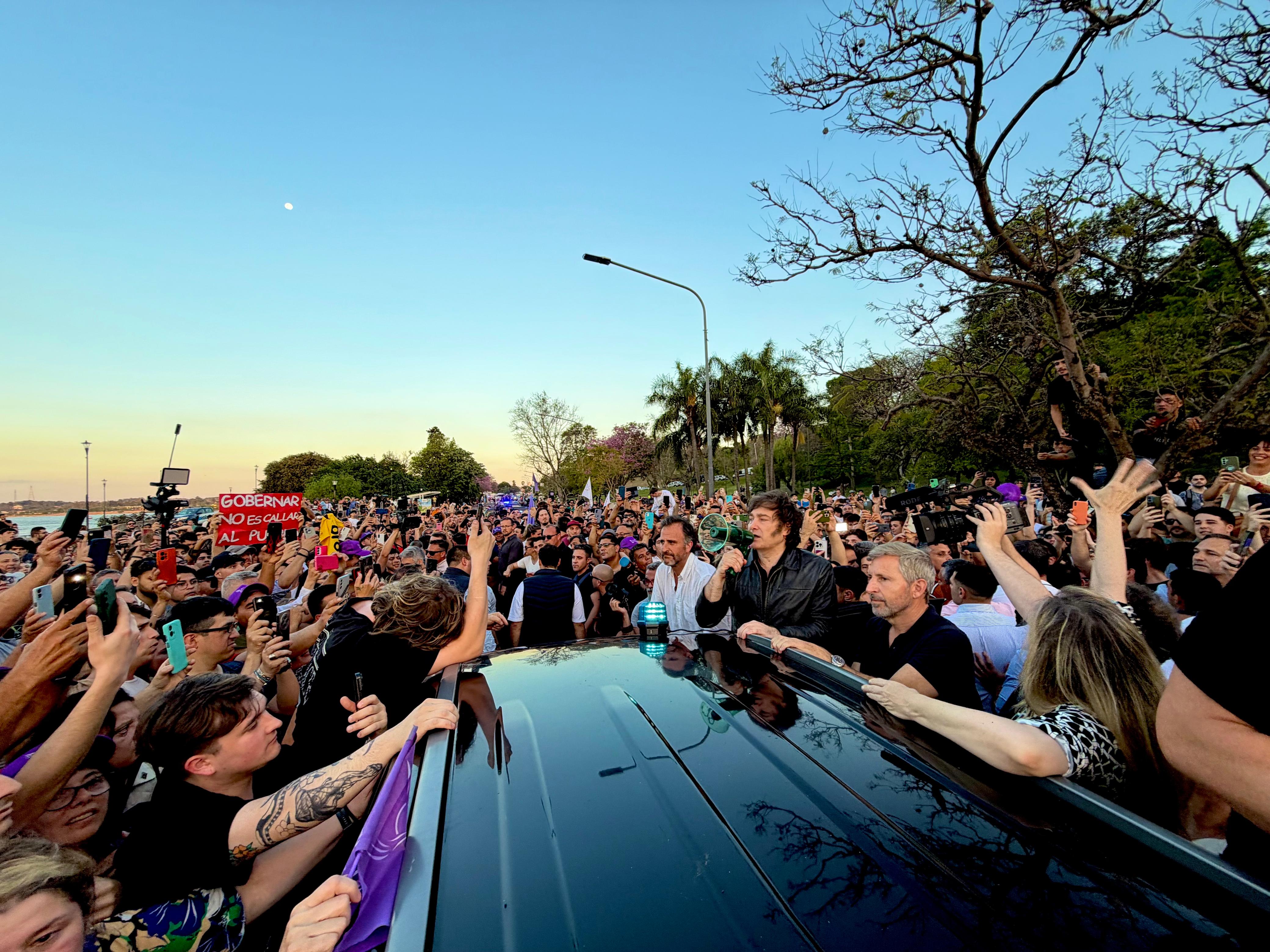El Presidente Milei visitó Entre Ríos