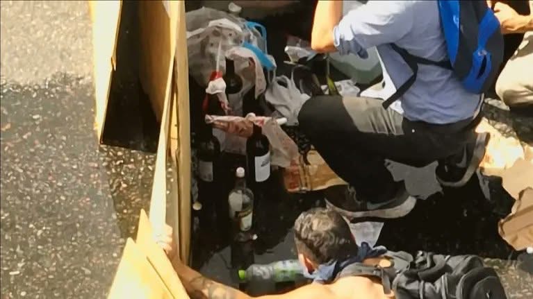 Denuncian por terrorismo a los responsables de los disturbios en el Congreso